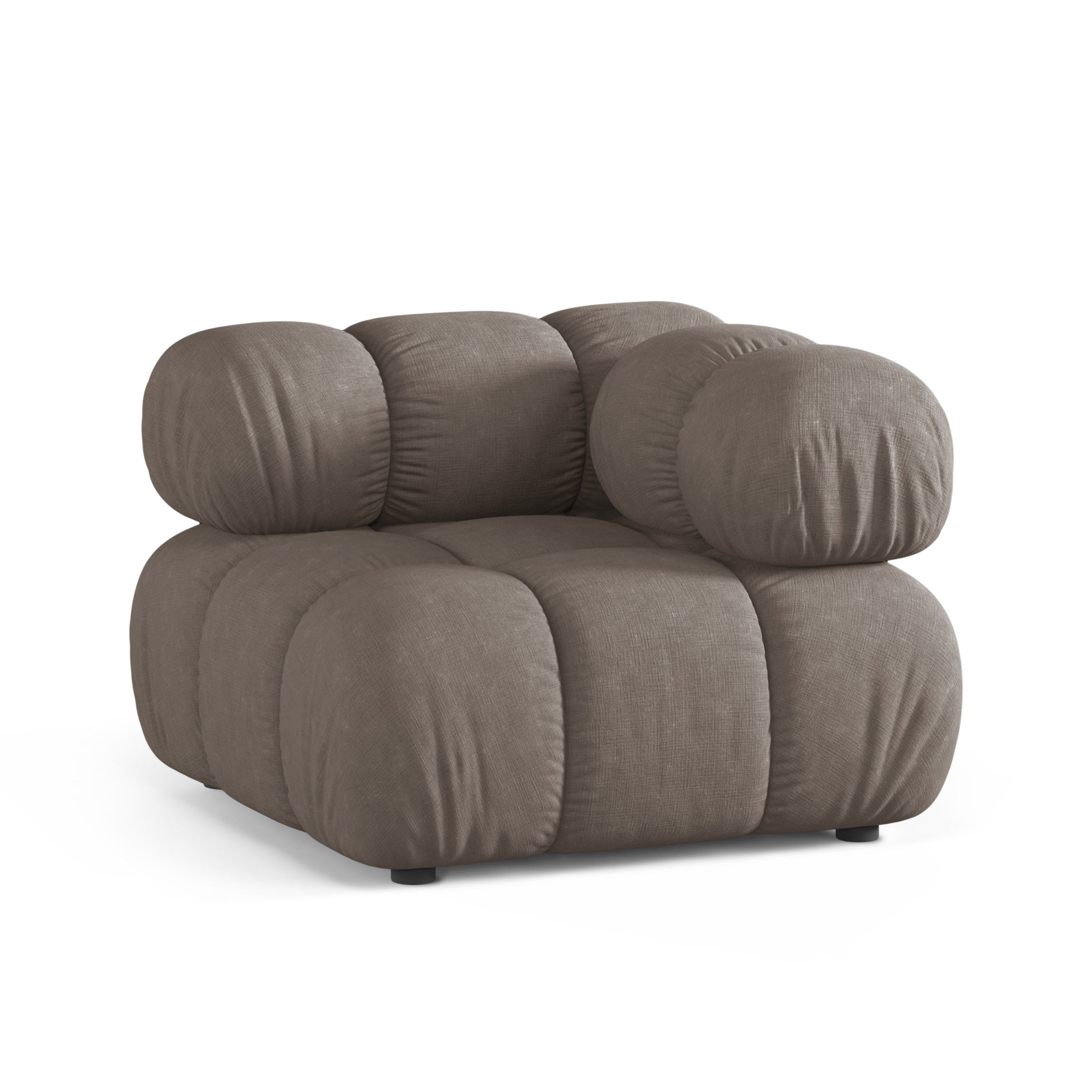 BELLIS Modular Sofa - Corner Module in Dark Cappuccino