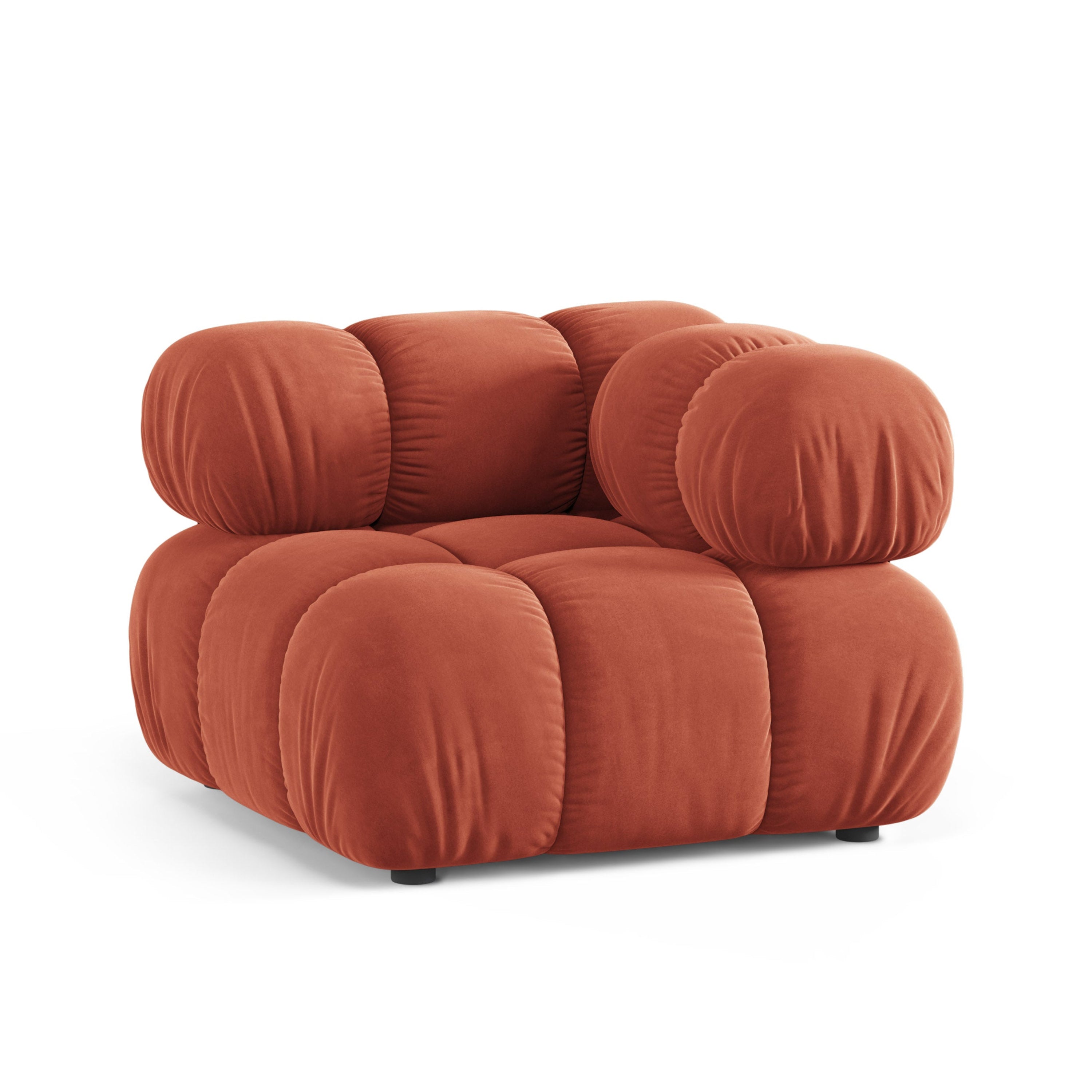 BELLIS Modular Sofa - Coral Velvet Corner Module