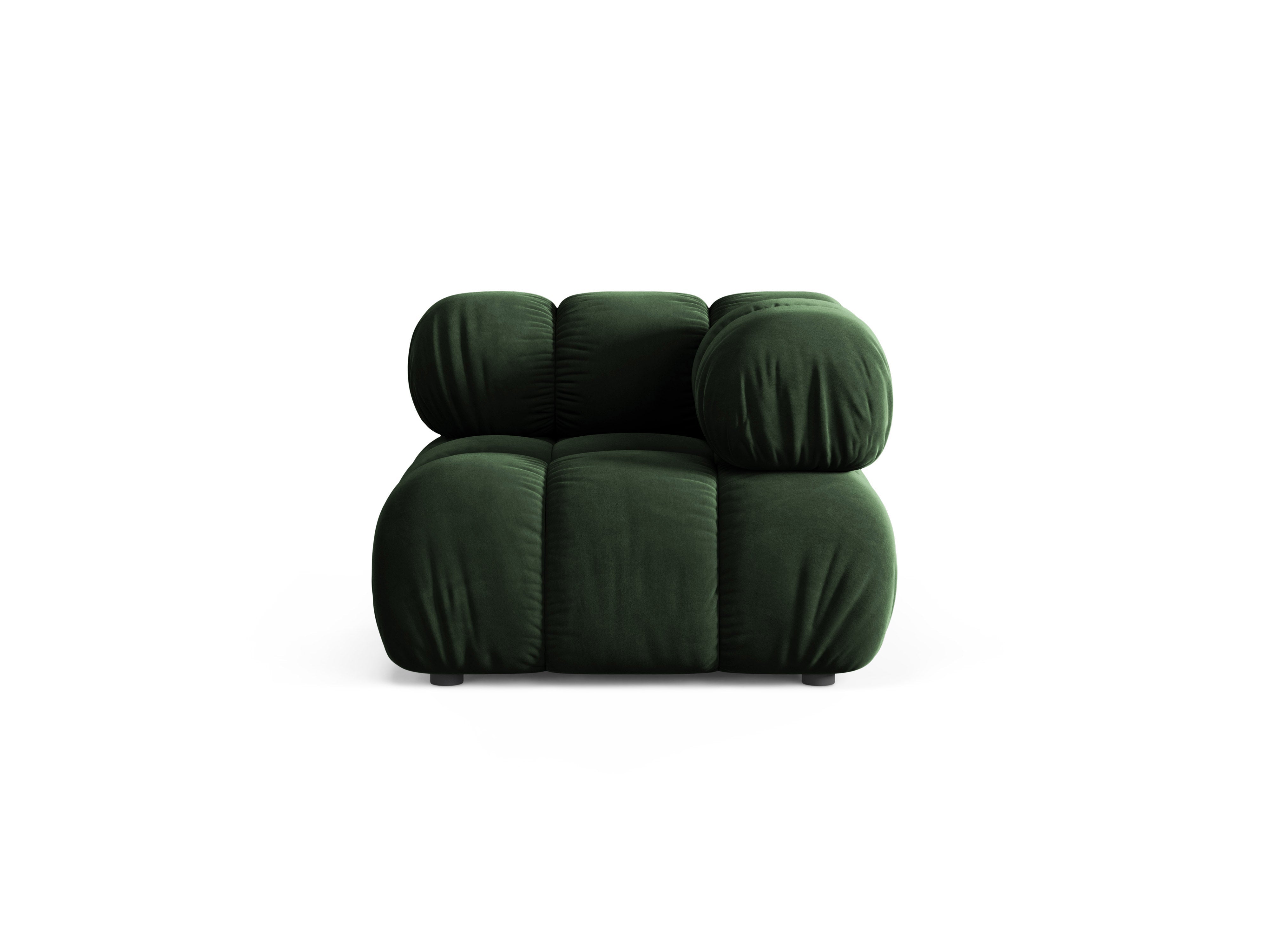 BELLIS Modular Sofa - Corner Module in Bottle Green Velvet
