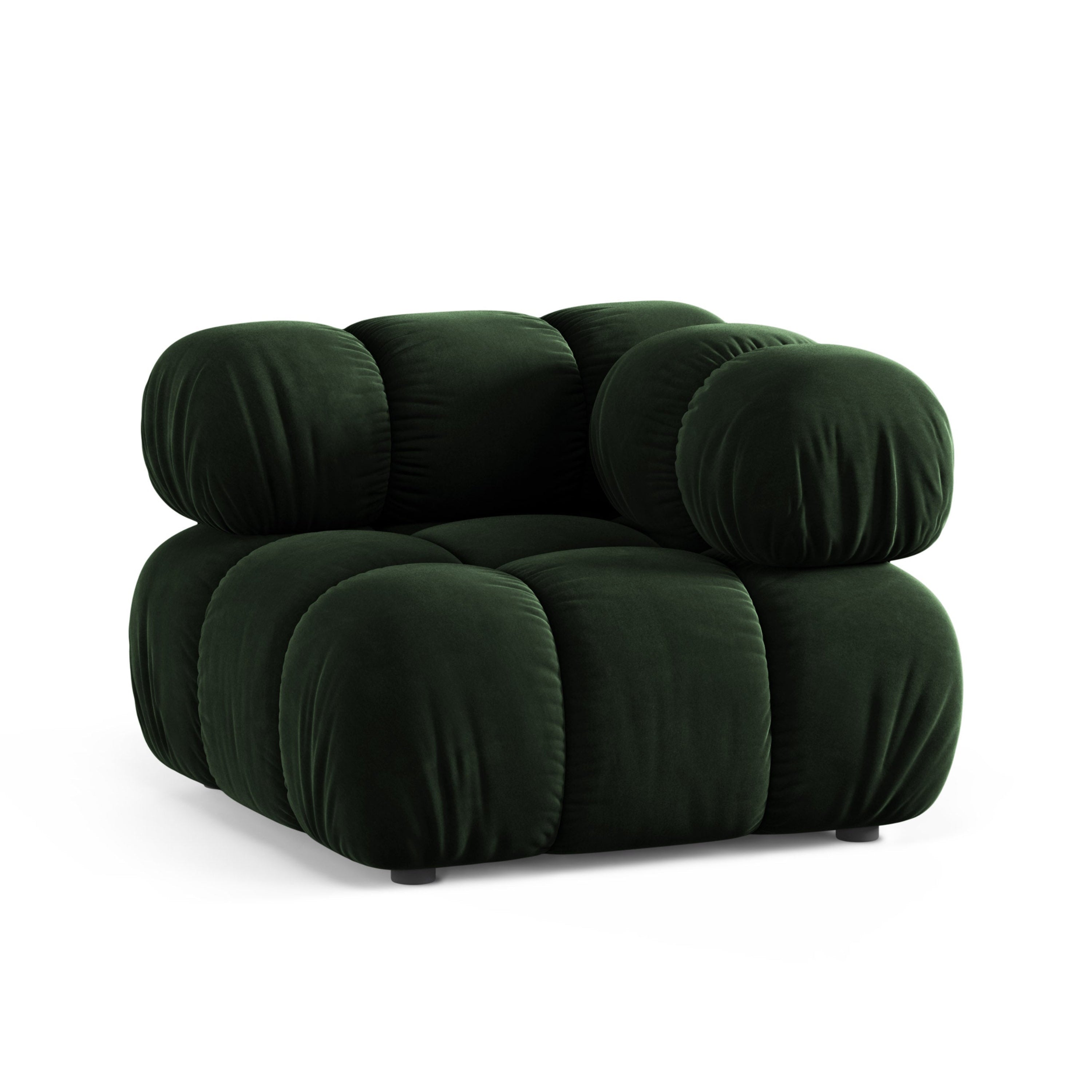 BELLIS Modular Sofa - Corner Module in Bottle Green Velvet