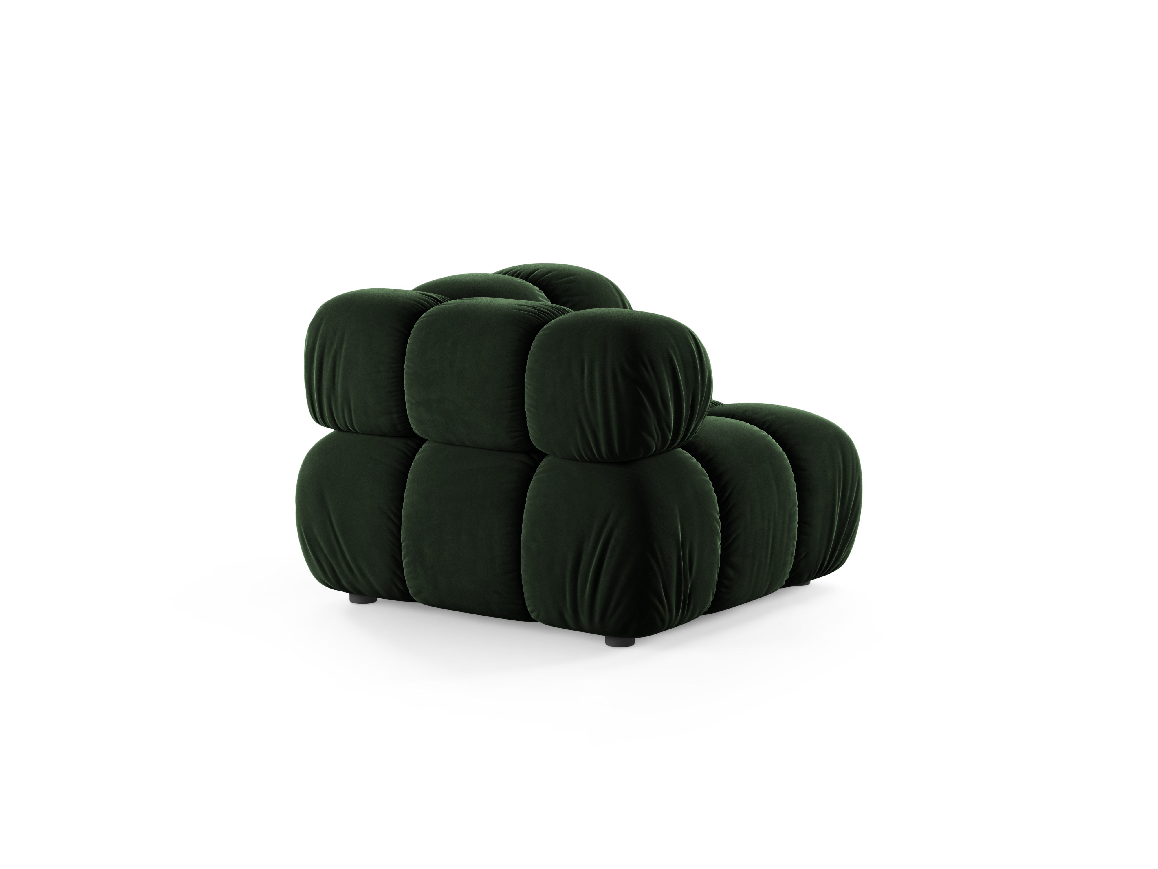 BELLIS Modular Sofa - Corner Module in Bottle Green Velvet