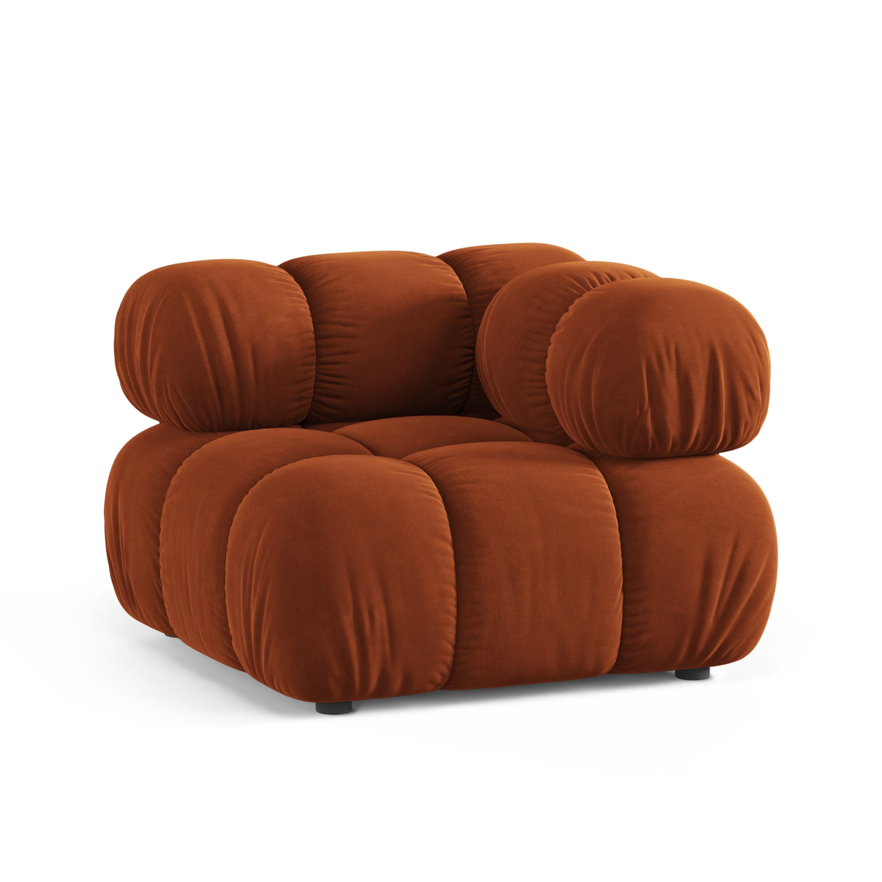 BELLIS Velvet Modular Sofa - Brick Corner Module
