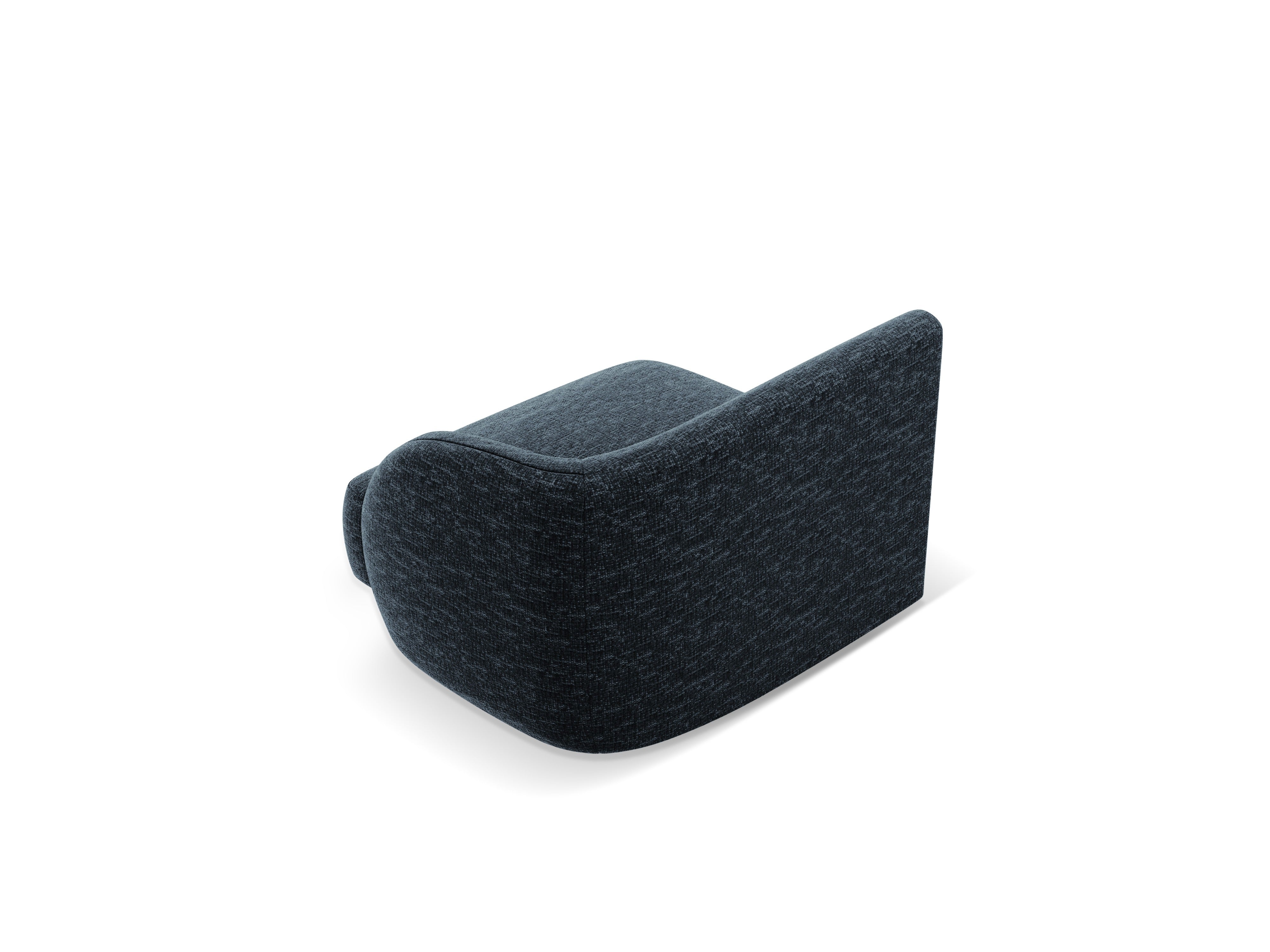 Modular Sofa MILEY - Right Side Module Royal Blue Chenille Silk