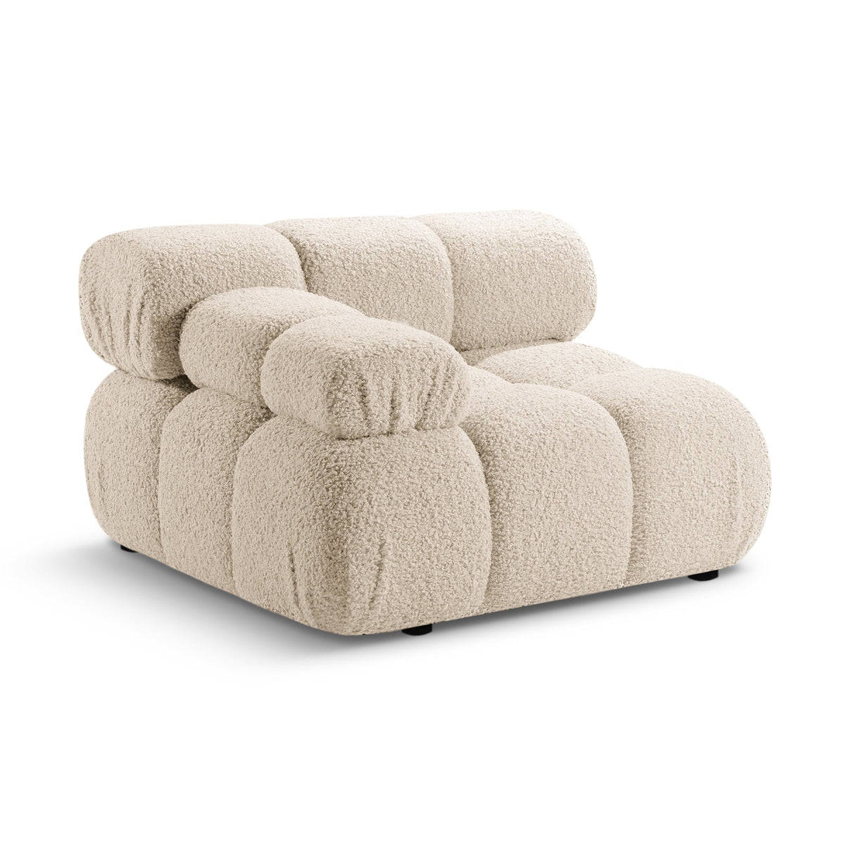 BELLIS Modular Sofa - Left-Side Beige Boucle Module