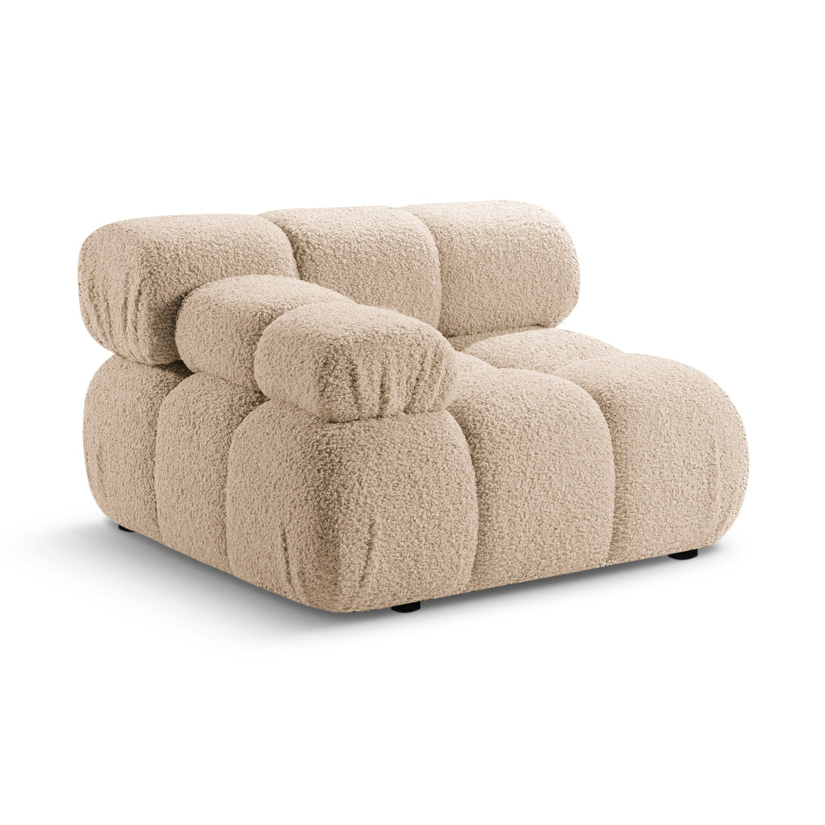 BELLIS Modular Sofa - Left-Side Module in Sandy Boucle