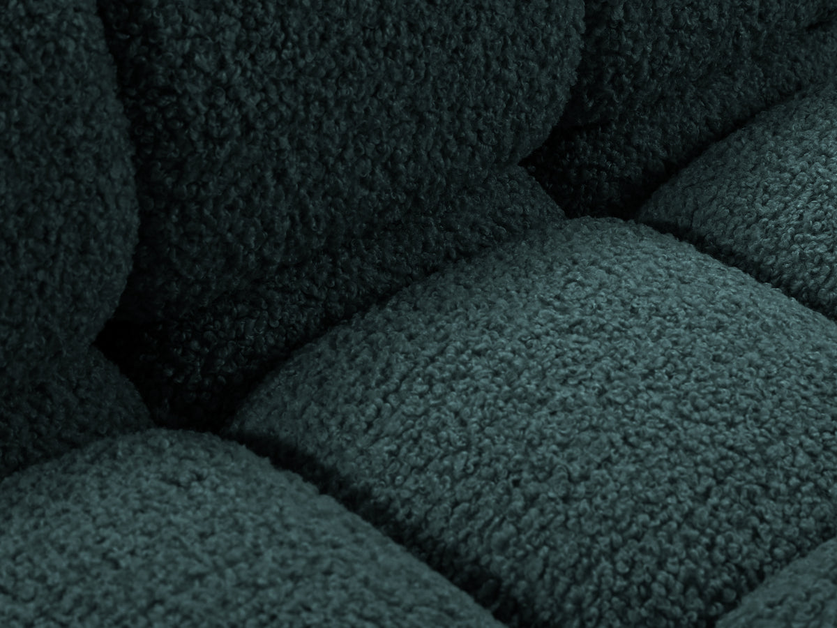 BELLIS Modular Sofa - Left-Arm Module in Petrol Blue Boucle