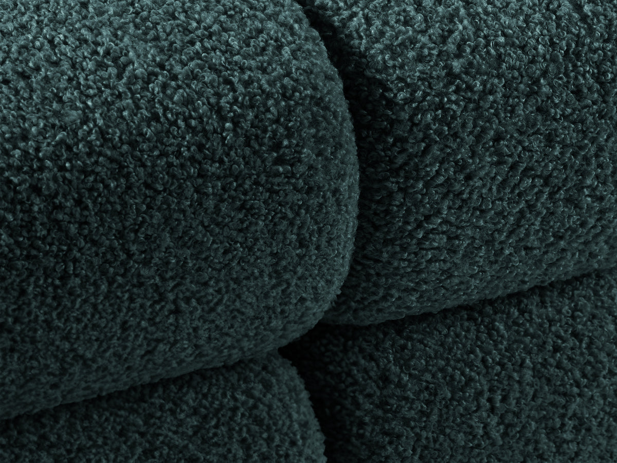 BELLIS Modular Sofa - Left-Arm Module in Petrol Blue Boucle
