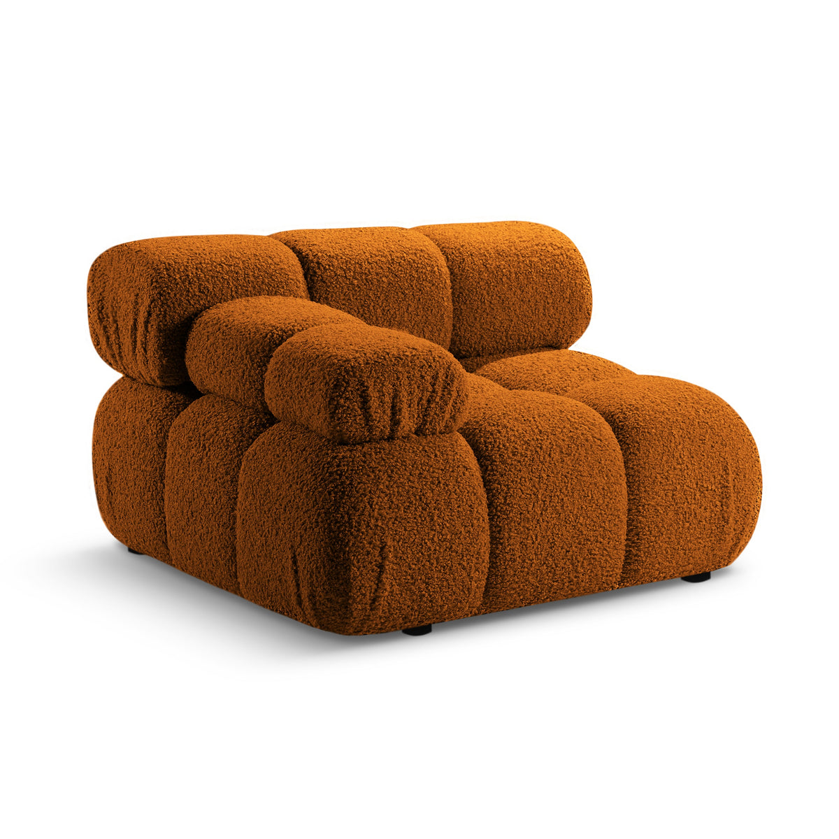 BELLIS Modular Sofa - Left-Arm Module in Brick Boucle