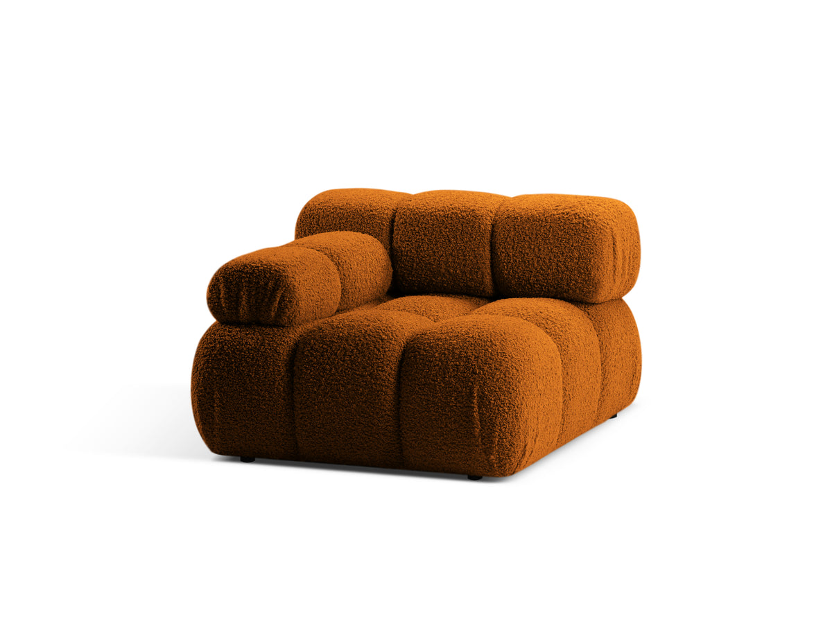 BELLIS Modular Sofa - Left-Arm Module in Brick Boucle