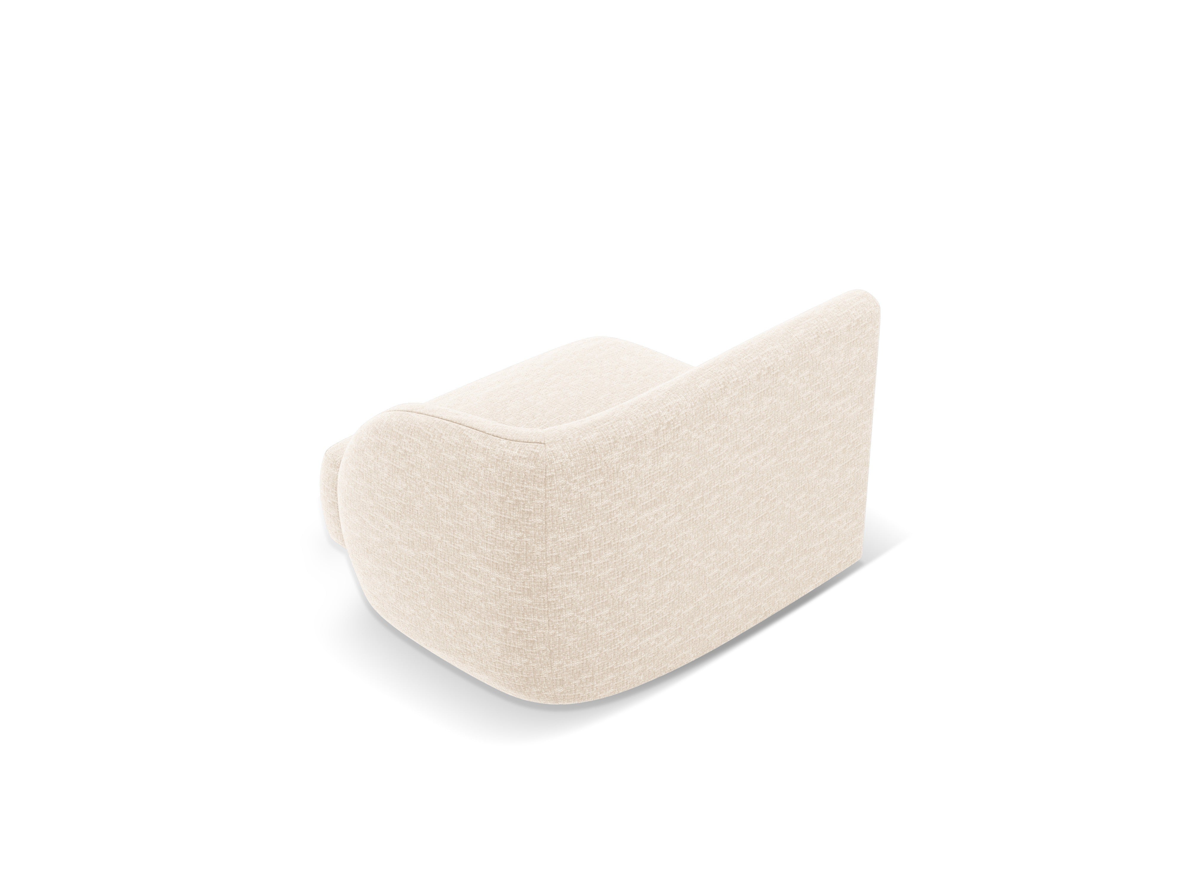 Modulares Sofa - rechter Modul MILEY Elfenbein Chenille