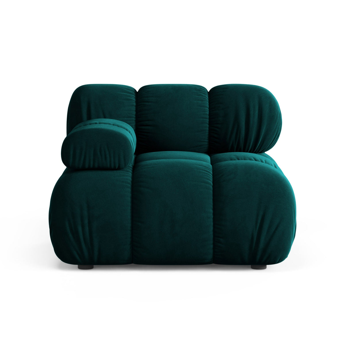 BELLIS Modular Sofa - Left-Arm Deep Module in Petrol Velvet