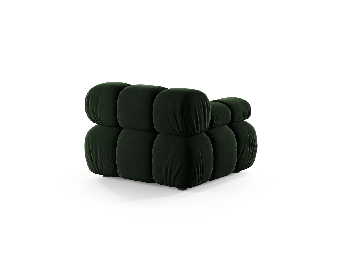BELLIS Modular Sofa - Left-Arm Module in Bottle Green Velvet