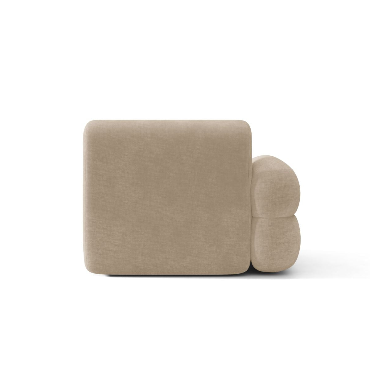 NEO Modular Sofa - Left Module in Beige Chenille