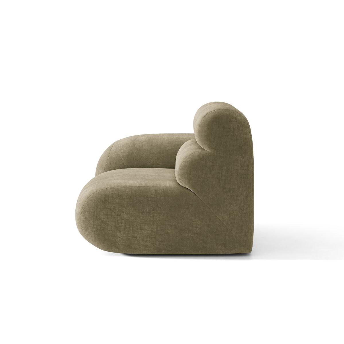 NEO Modular Sofa - Left Module in Olive Chenille