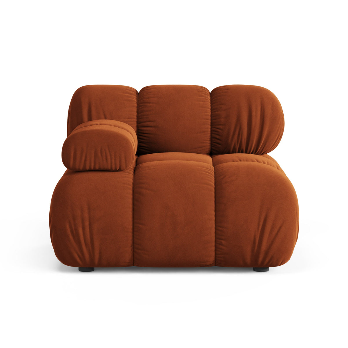 BELLIS Velvet Modular Sofa - Left-Arm Brick Module