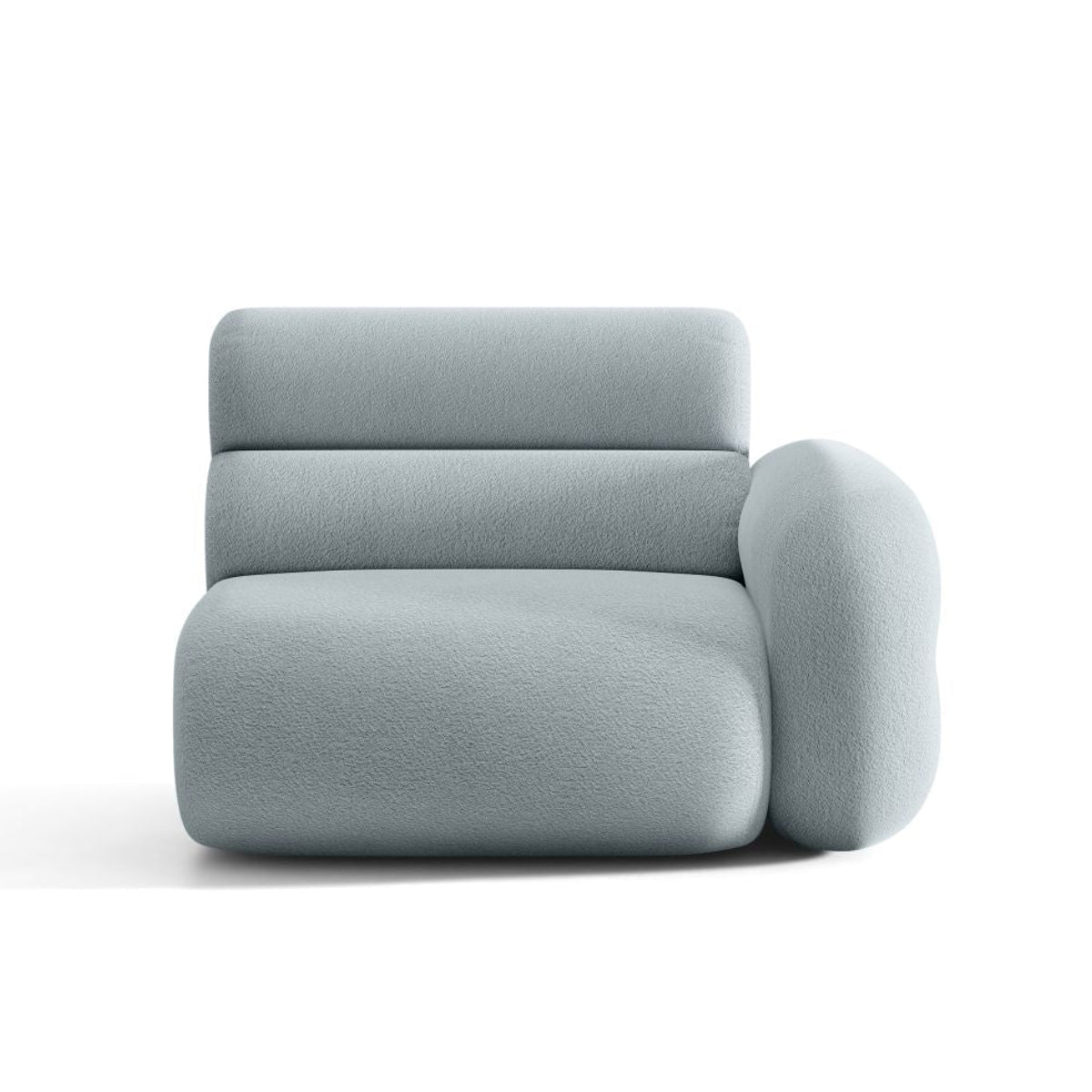 NEO Modular Sofa - Right Side Module in Blue Boucle