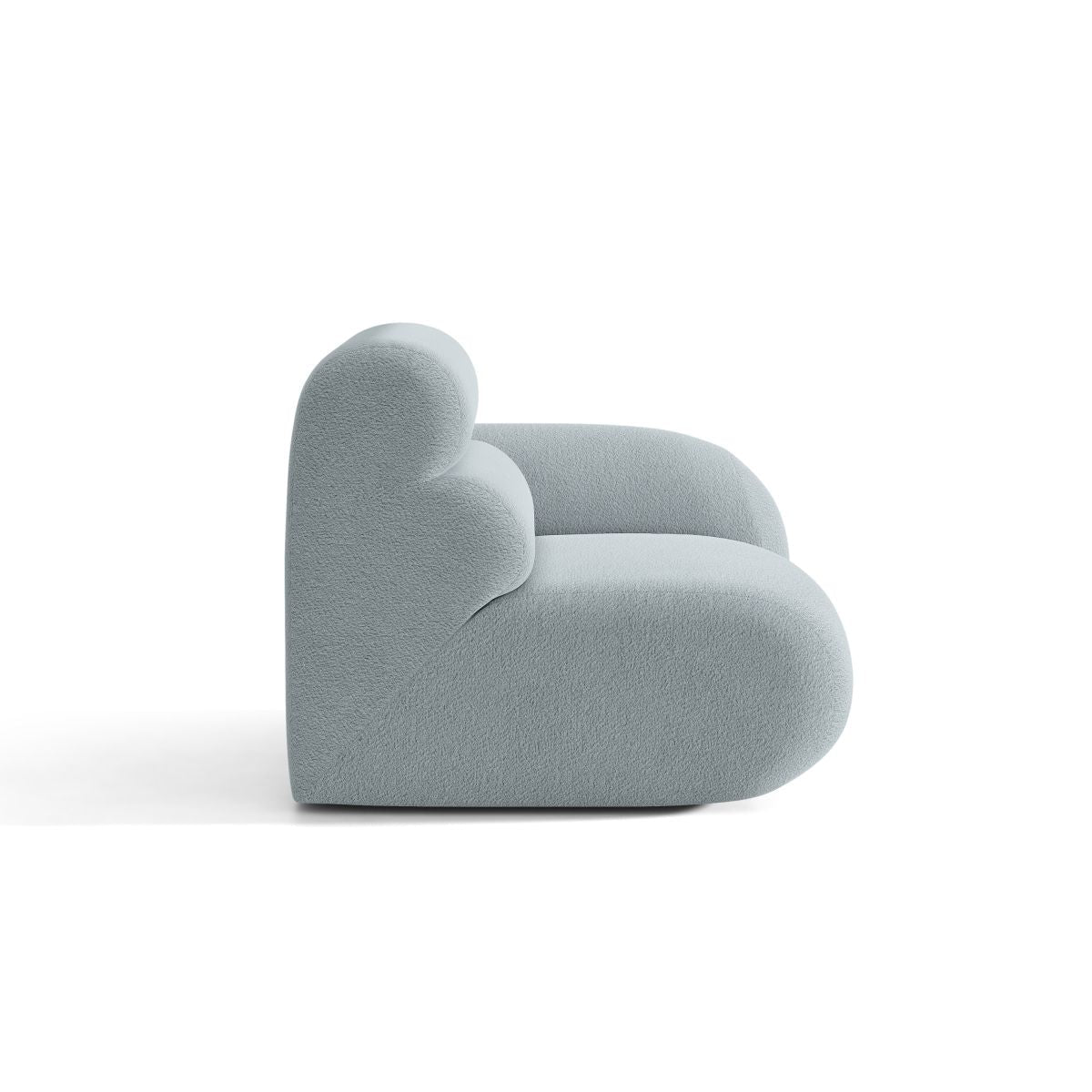 NEO Modular Sofa - Right Side Module in Blue Boucle