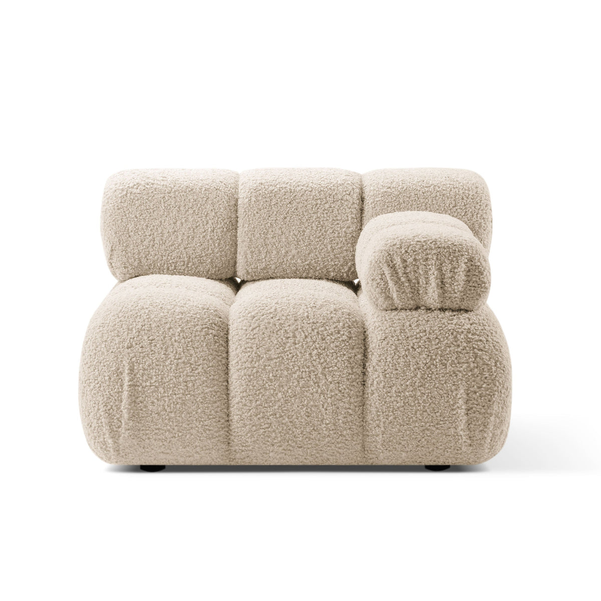 BELLIS Modular Sofa - Right Module in Beige Boucle