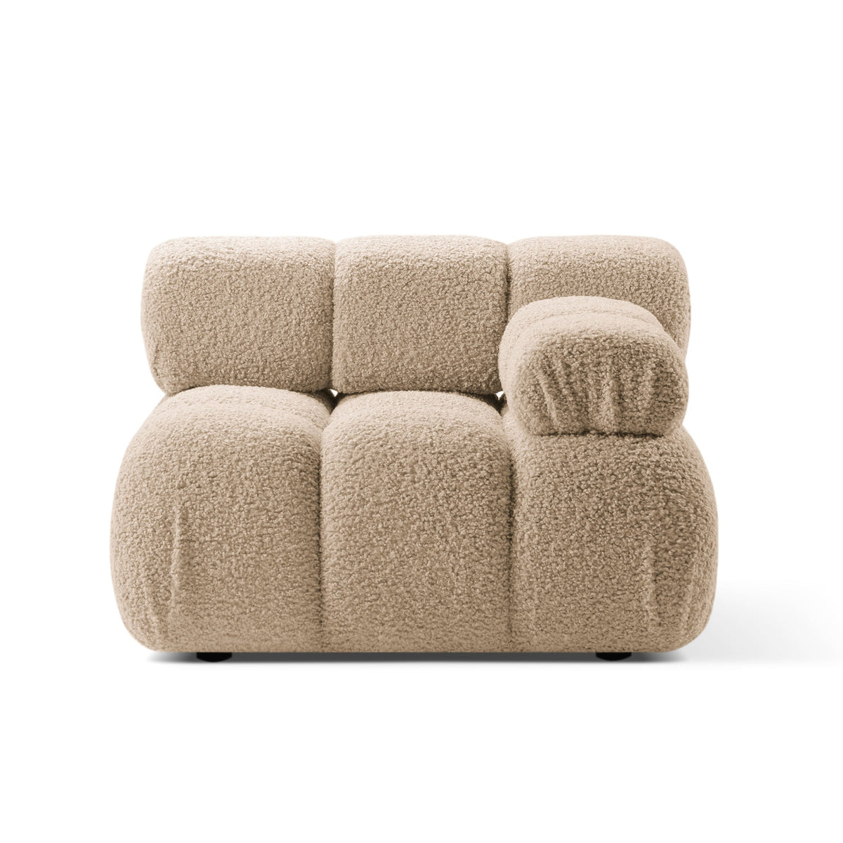 BELLIS Modular Sofa - Right Side Module in Sandy Boucle