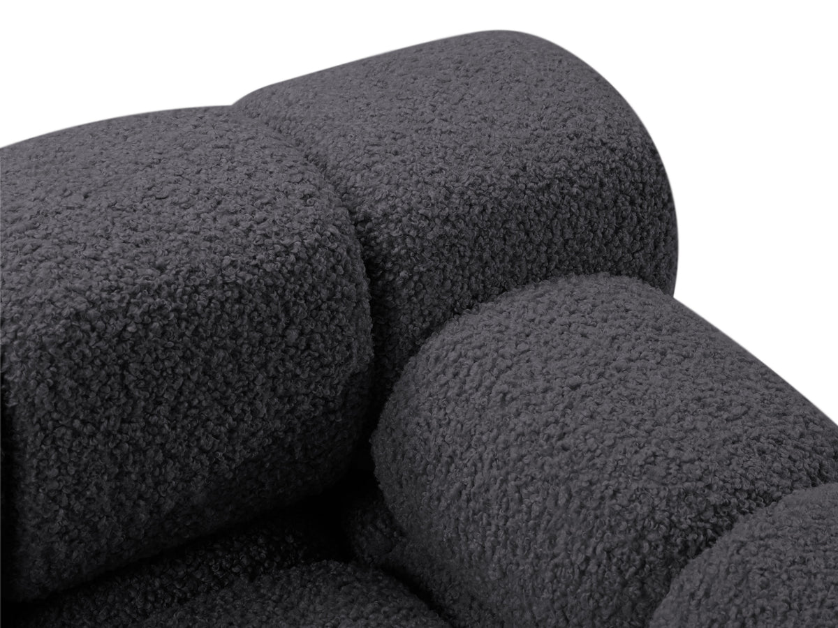 BELLIS Modular Sofa - Right Side Module in Graphite Boucle