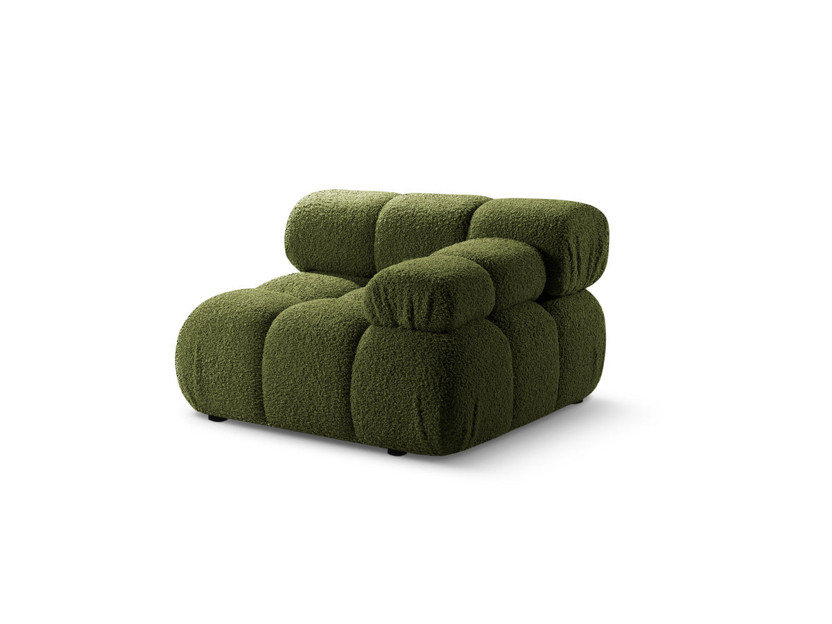 BELLIS Modular Sofa - Right Module in Green Boucle