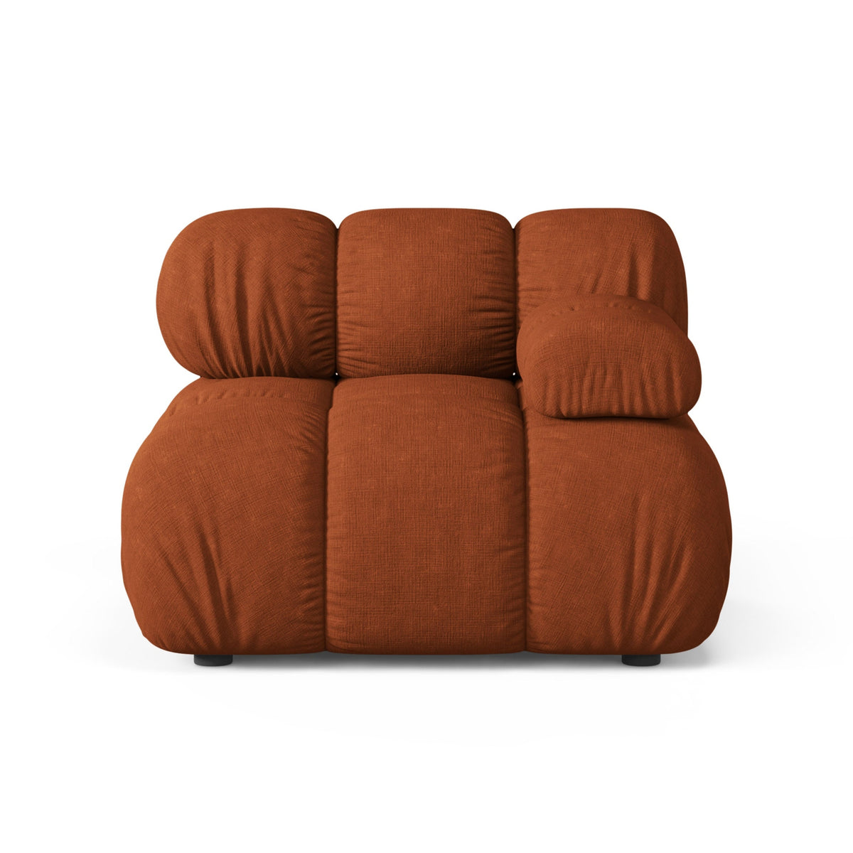 BELLIS Modular Sofa - Right Side Module in Brick Red