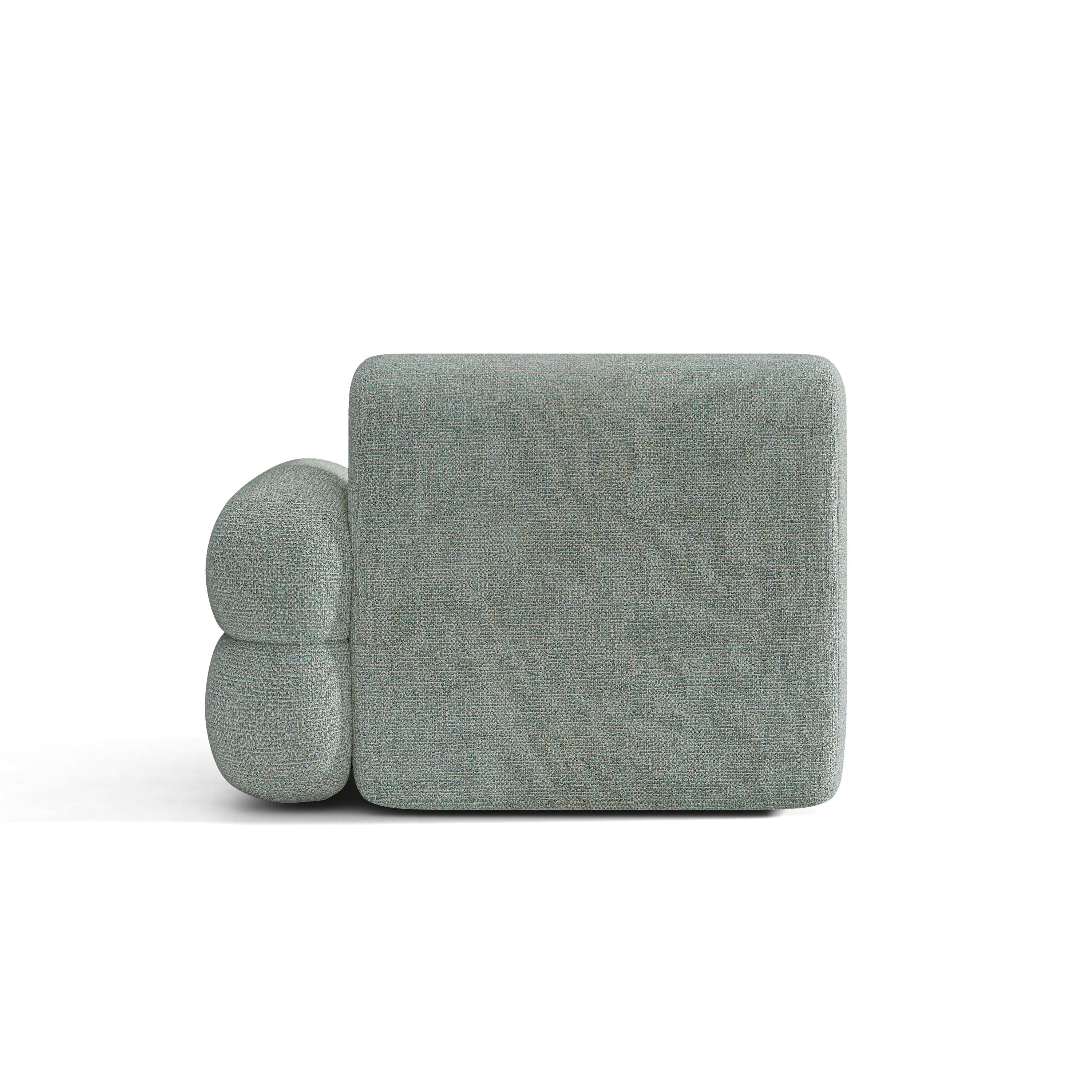 NEO Modular Sofa - Right Side Module in Blue Melange