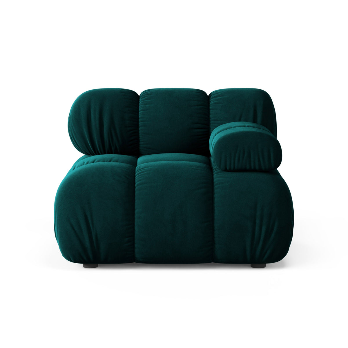 BELLIS Modular Sofa - Right-Hand Deep Module in Petrol Velvet