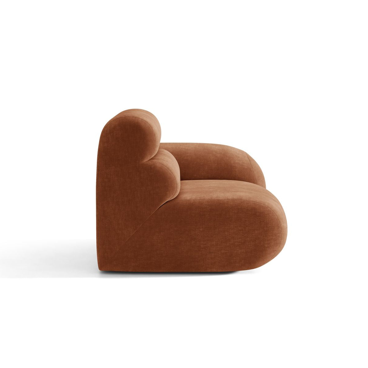 NEO Modular Sofa - Right Side Module in Brick Chenille