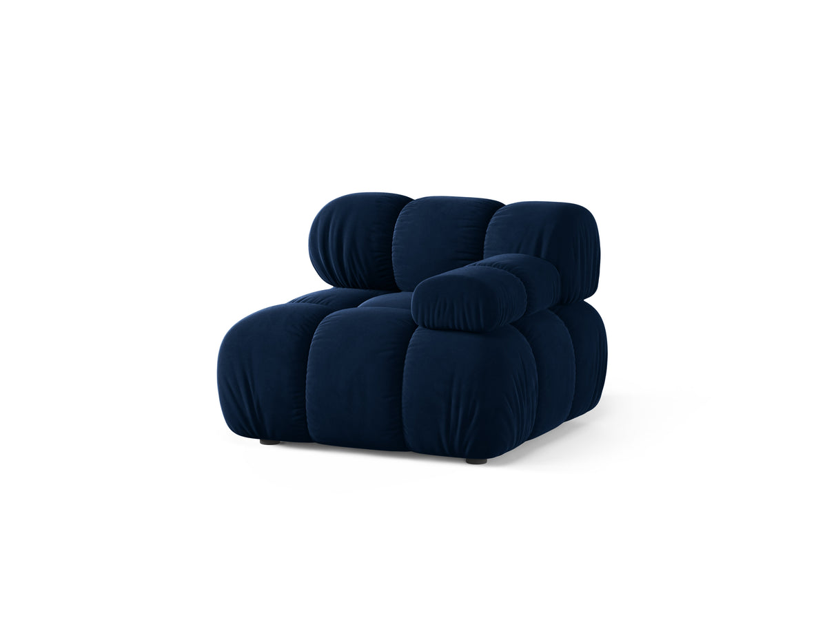 BELLIS Velvet Modular Sofa - Right Module in Royal Blue