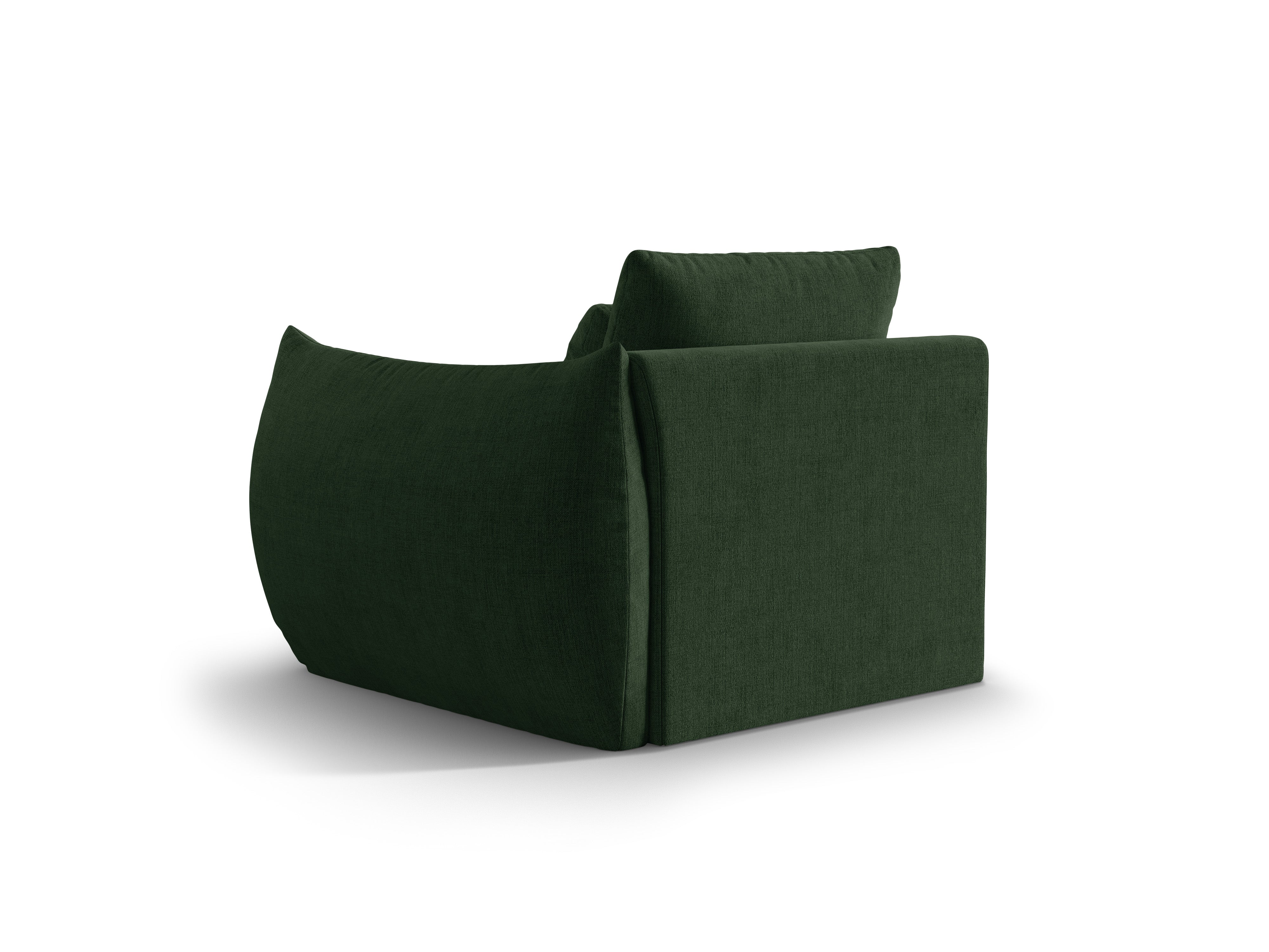 Sofa modułowa BLOOM - element prawostronny zielony szenil