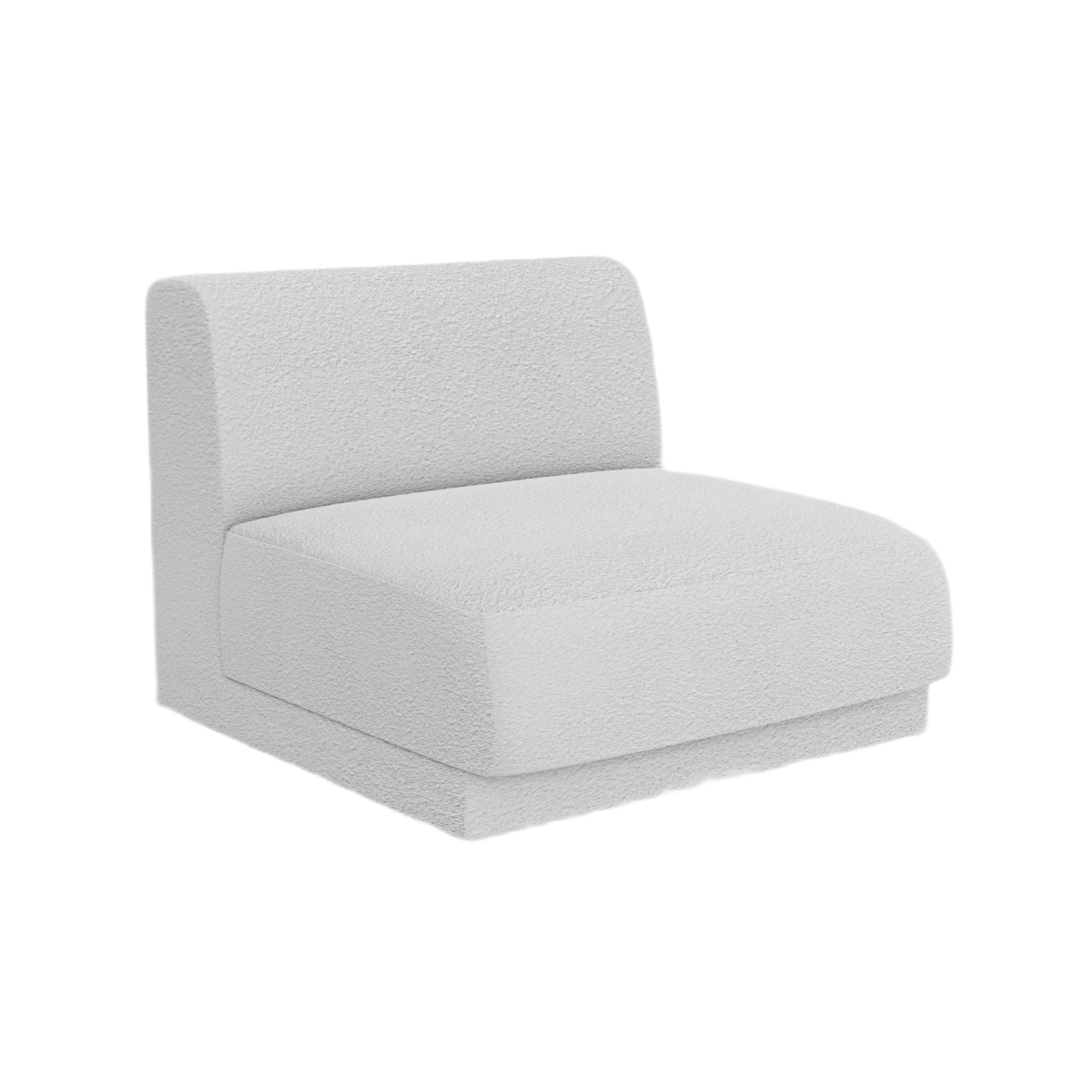 Sessel / Modul MILEY hellgrau Boucle