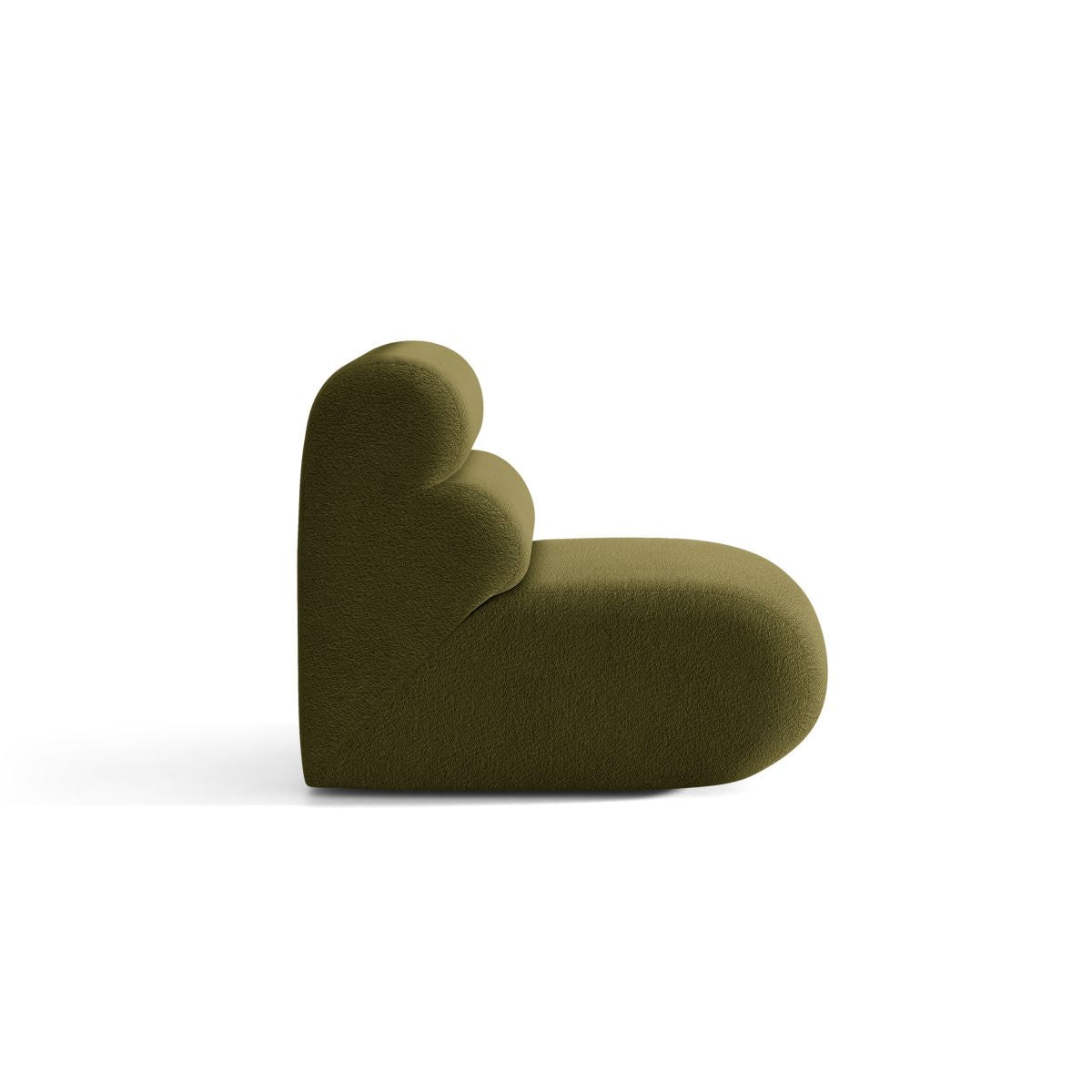 NEO Armchair / Module in Olive Boucle