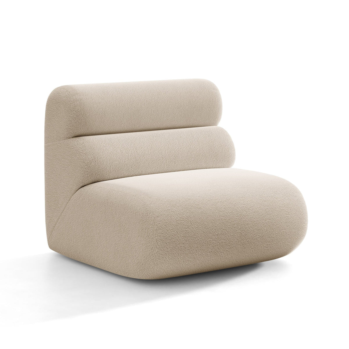 Armchair / NEO module beige boucle