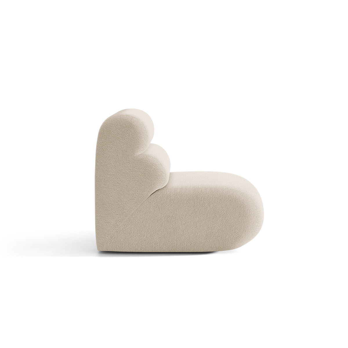 Armchair / NEO module beige boucle
