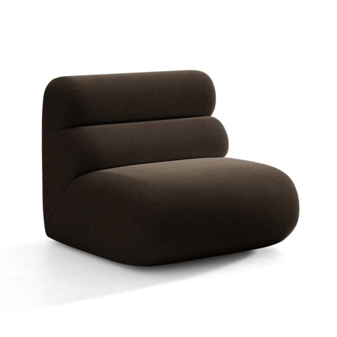 NEO Armchair / Module in Brown Boucle