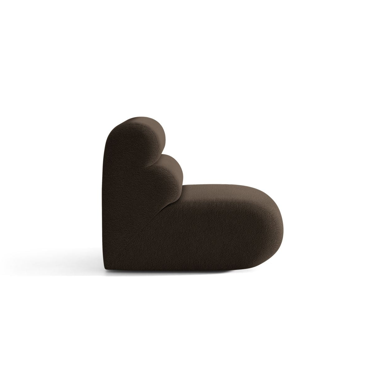 NEO Armchair / Module in Brown Boucle