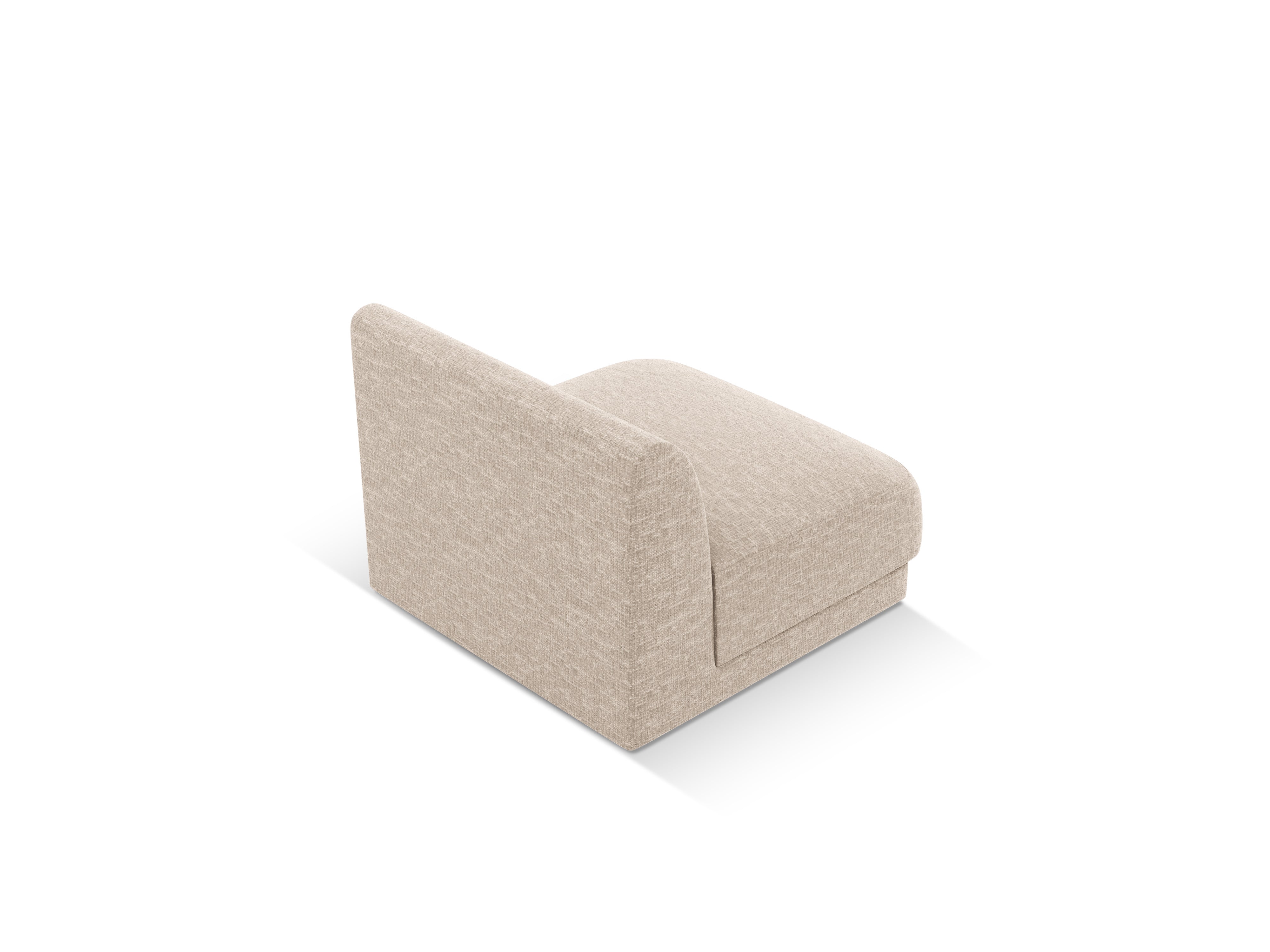 Sessel / Modul MILEY beige schimmernder Chenille