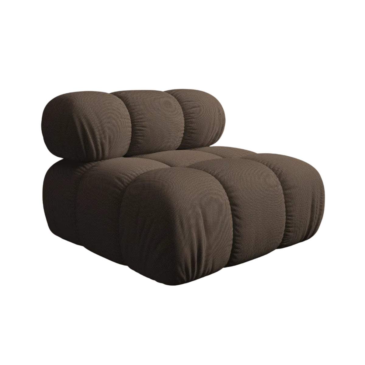 BELLIS Armchair / Module in Brown 3D Fabric