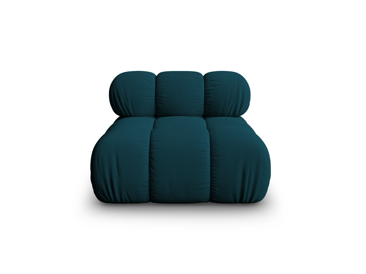 BELLIS Armchair / Module in Sea Blue 3D Fabric