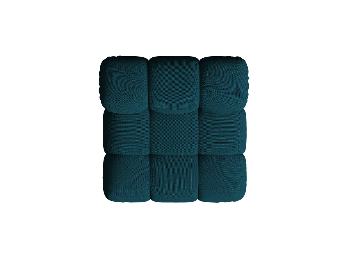 BELLIS Armchair / Module in Sea Blue 3D Fabric