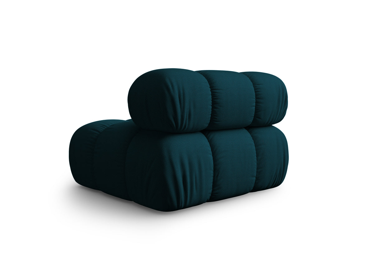 BELLIS Armchair / Module in Sea Blue 3D Fabric