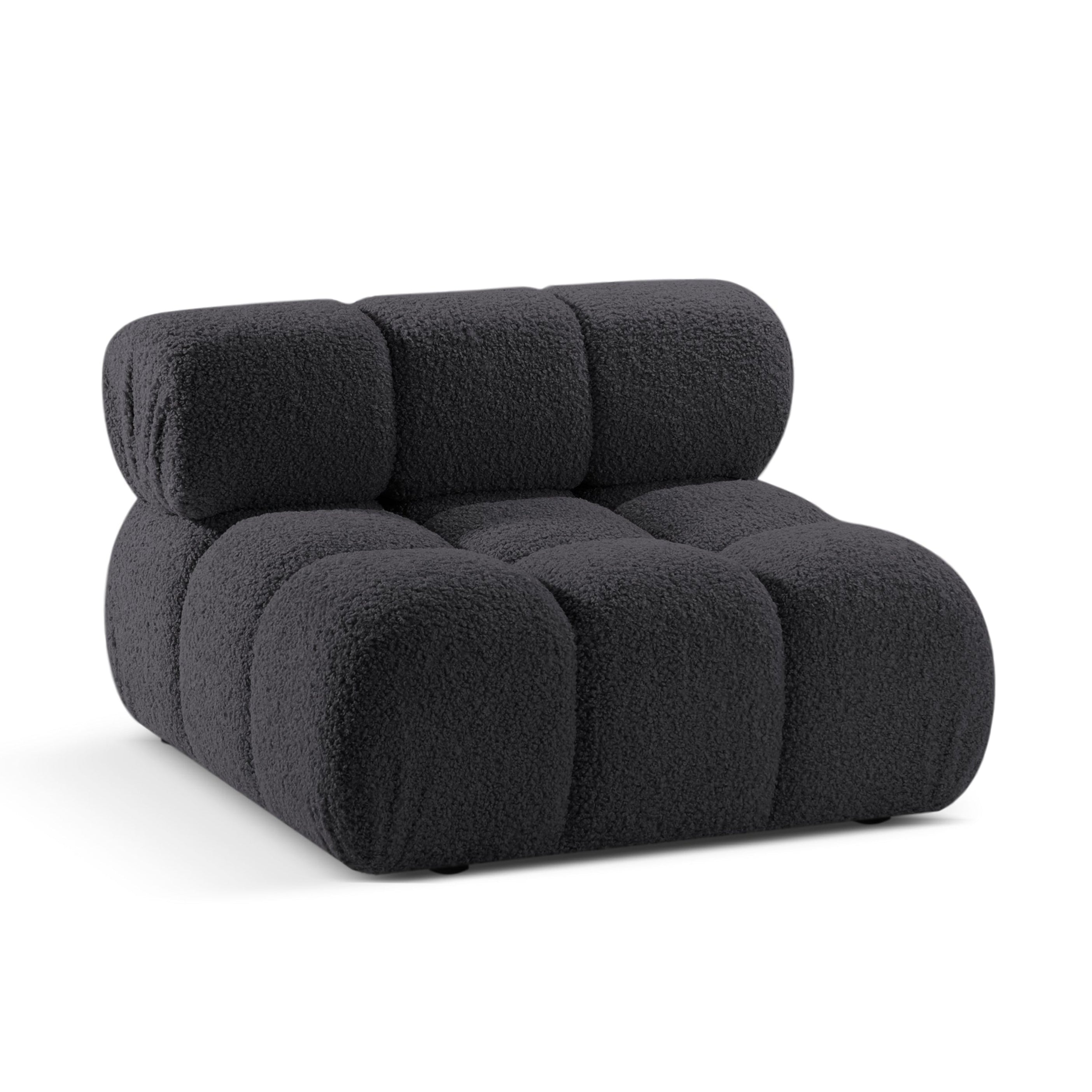 BELLIS Armchair / Module in Graphite Boucle