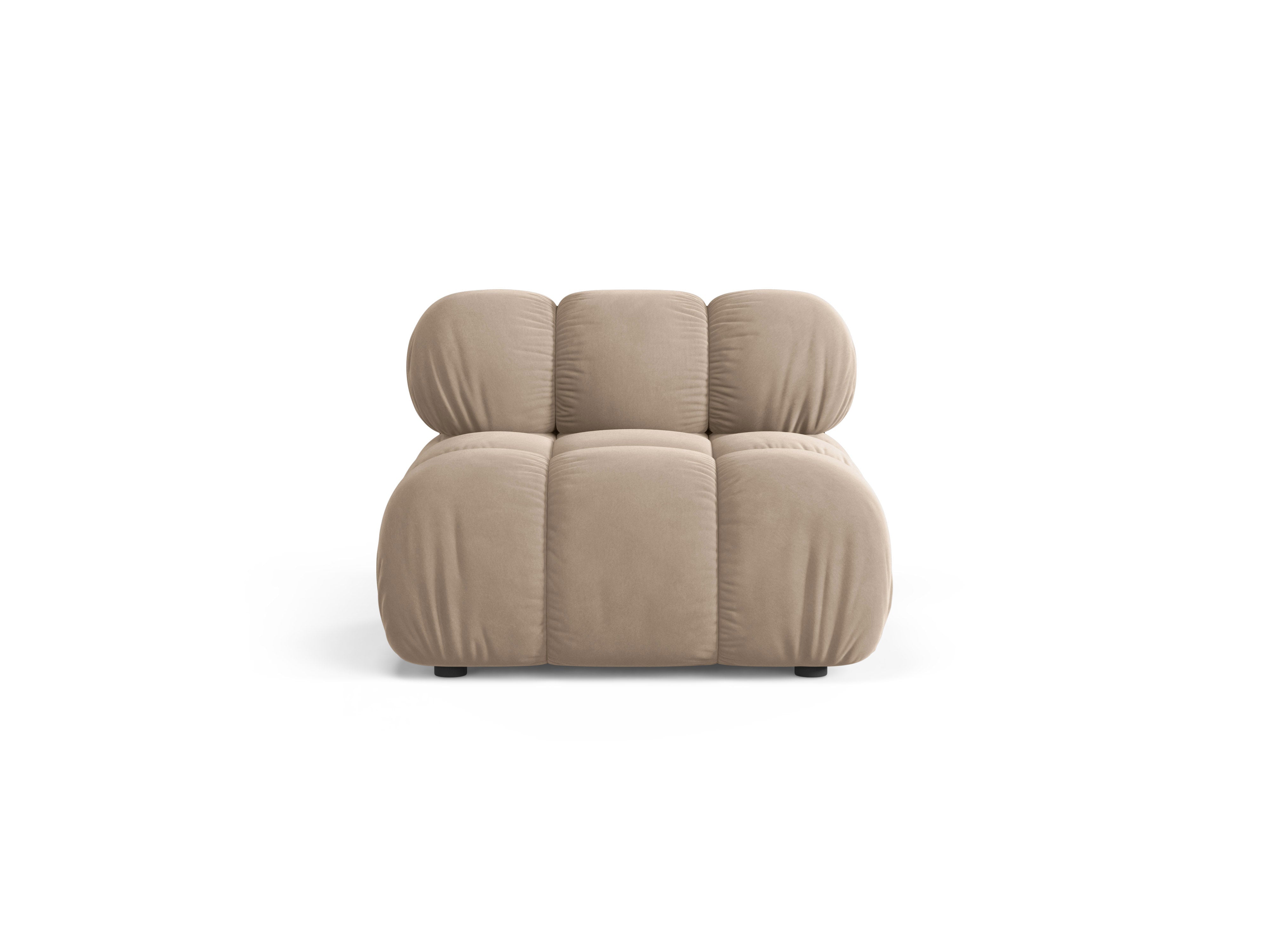 BELLIS Armchair / Module in Beige Velvet