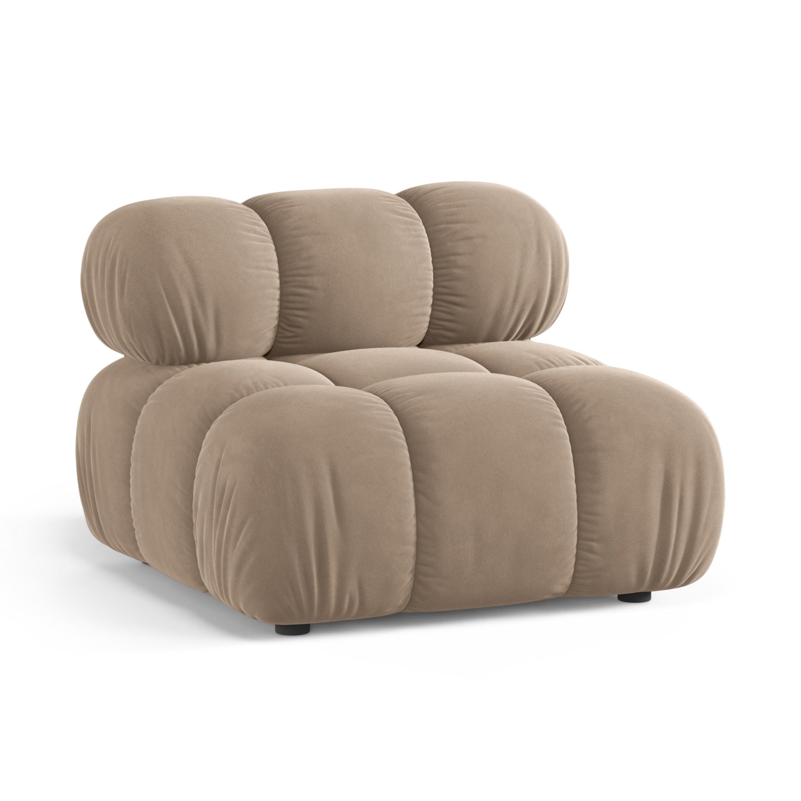 BELLIS Armchair / Module in Beige Velvet