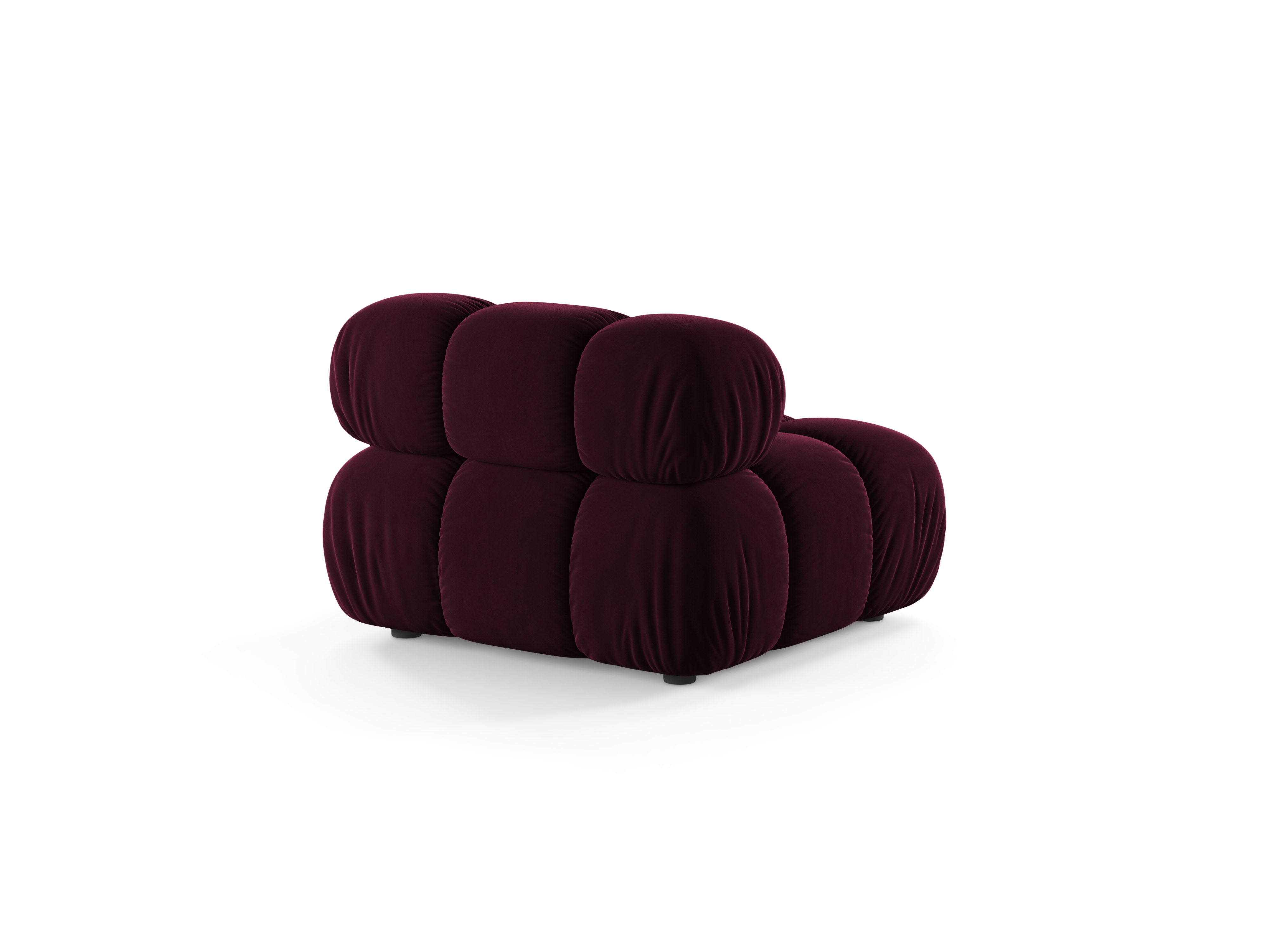 BELLIS Armchair / Module in Burgundy Velvet