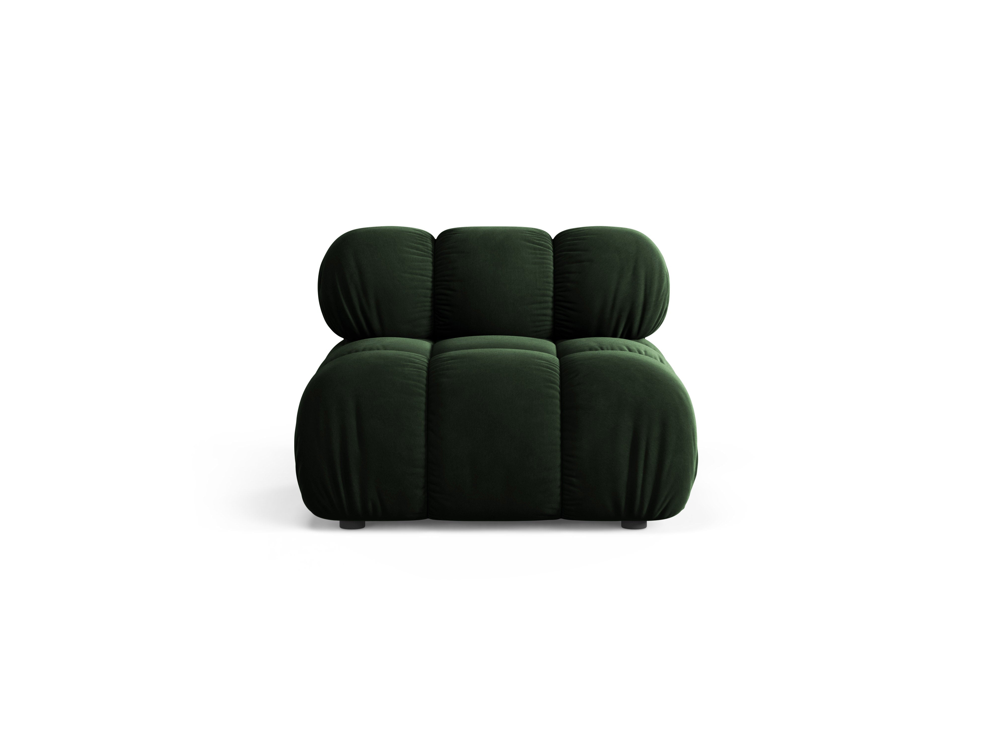 BELLIS Armchair / Module in Bottle Green Velvet