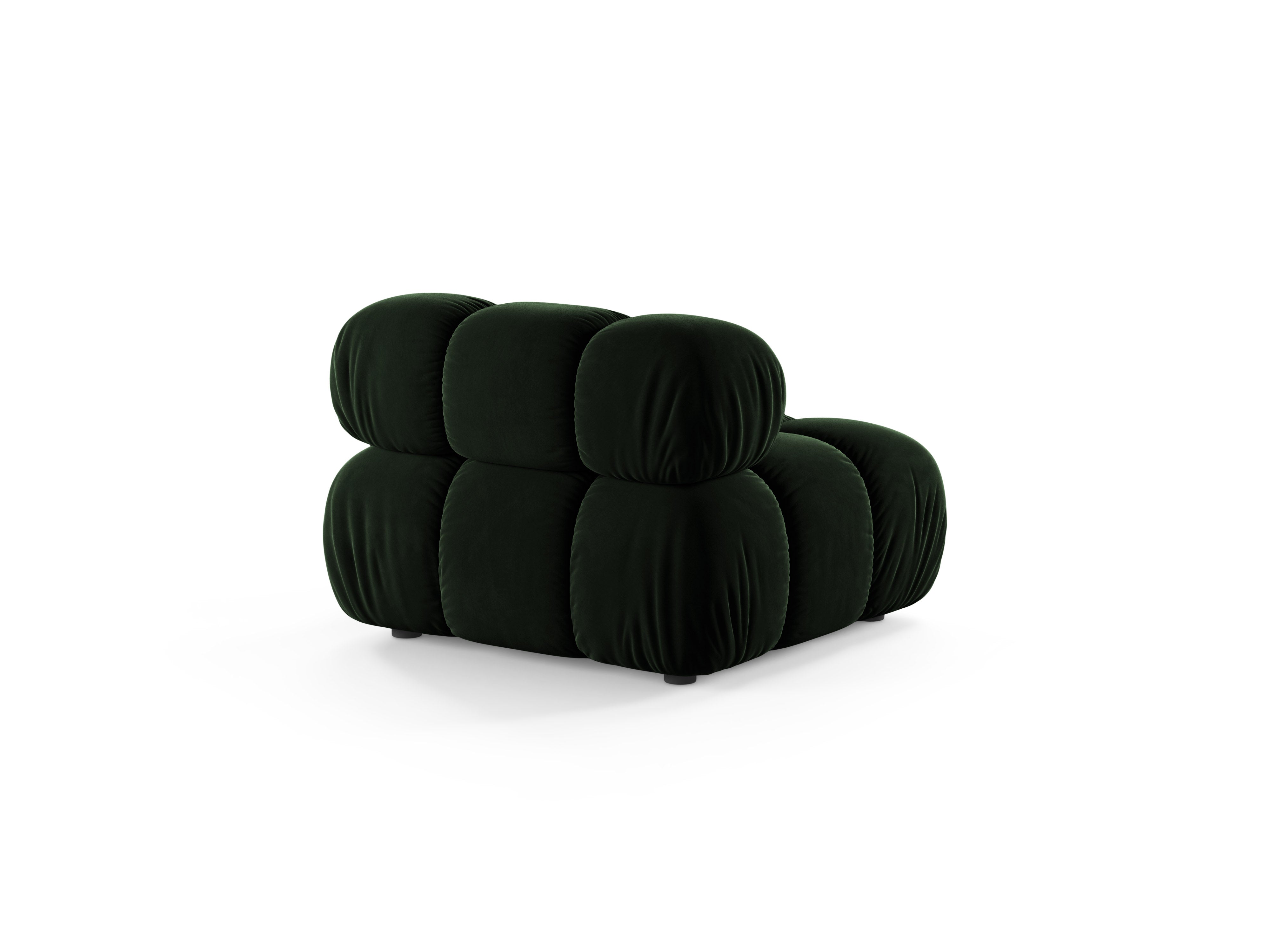 BELLIS Armchair / Module in Bottle Green Velvet