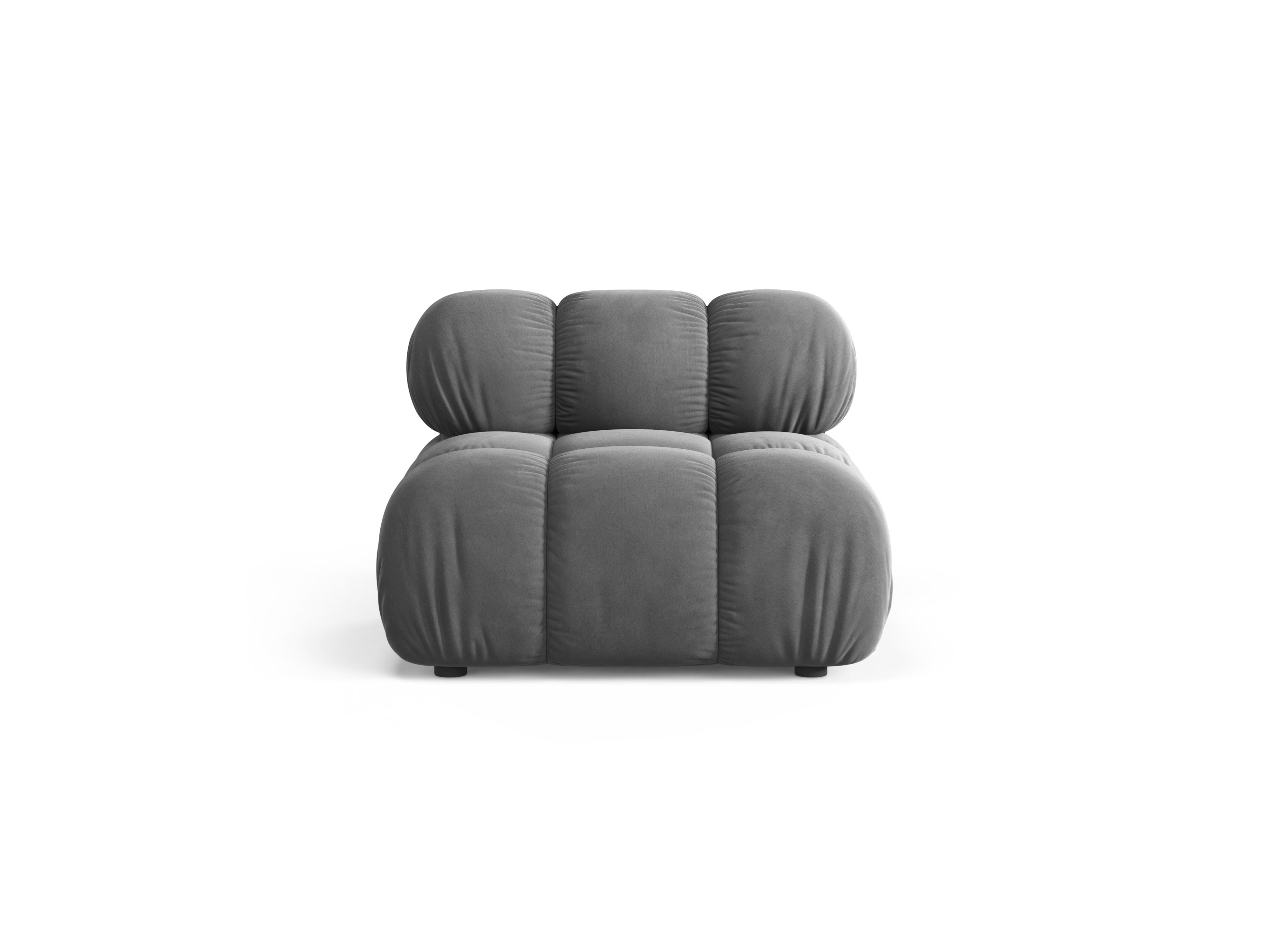 BELLIS Armchair / Module in Gray Velvet