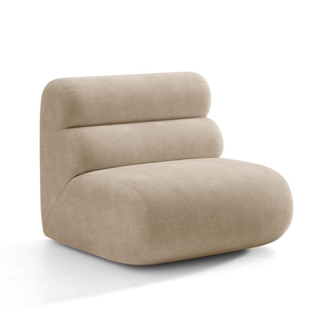 Armchair / NEO module beige chenille